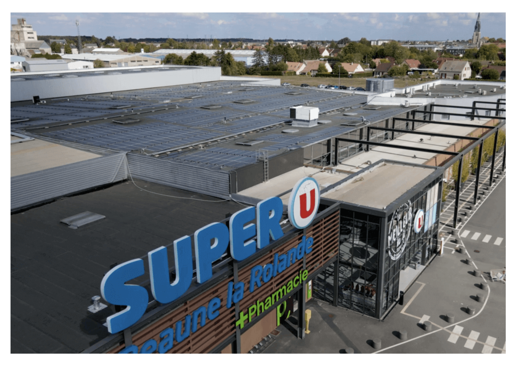 670 kW - Super U Beaune la Rolande - installed by Enr J Solaire (2)
